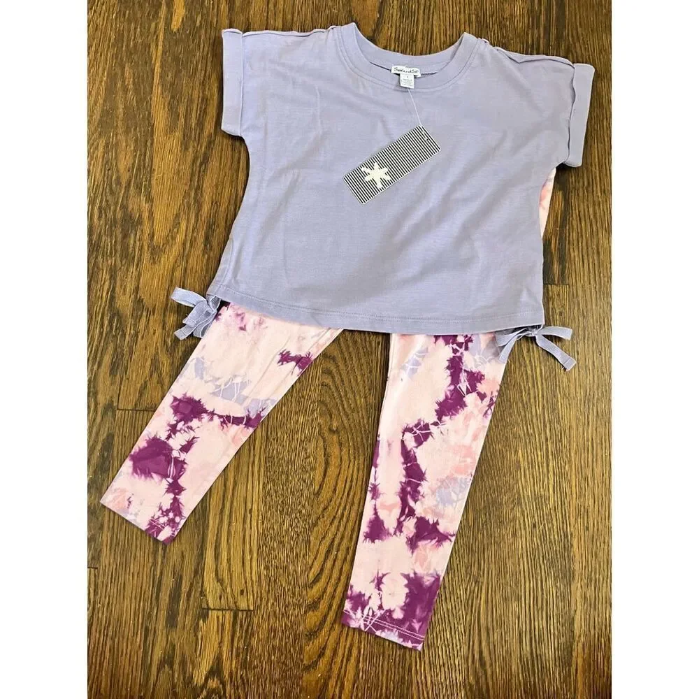 NEW Splendid Kids Girls Toddler 4 Rhapsody Matching 2-piece Set